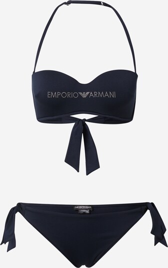 Emporio Armani Μπικίνι σε μπλε νύχτας / λευκό, Άποψη προϊόντος