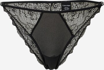 Slip de la Calvin Klein Underwear pe negru: față