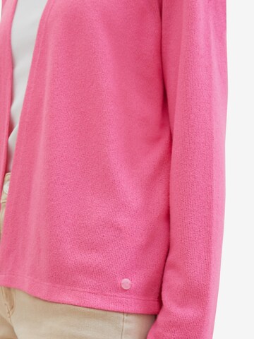 TOM TAILOR Knit cardigan in Pink