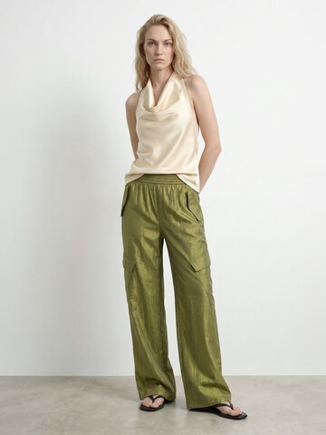 Wide leg Pantaloni cargo 'Alanis' di HYPEDROP in verde