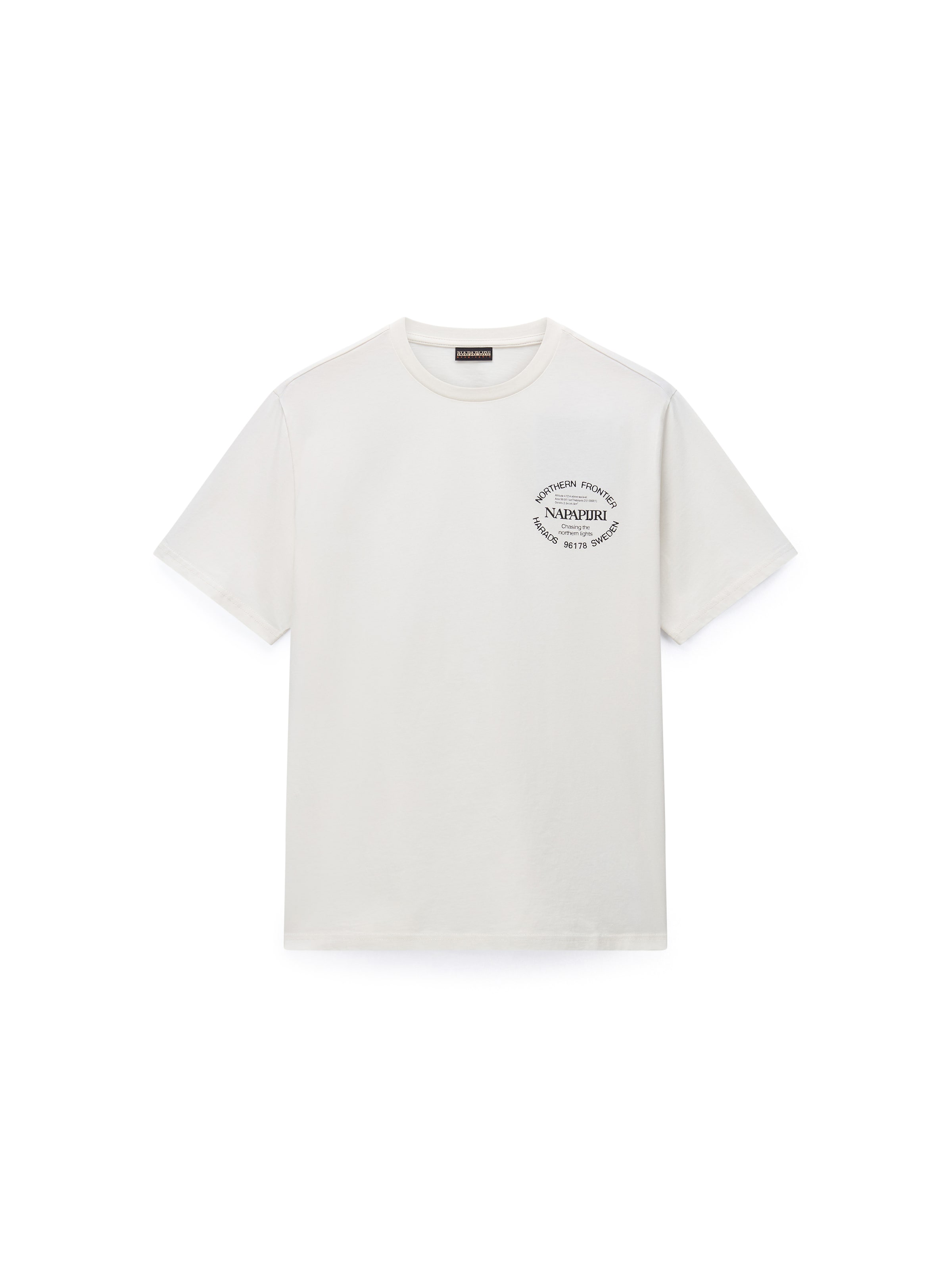 NAPAPIJRI - Camiseta 'S-Swhol' en blanco: frente