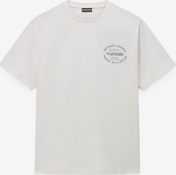 NAPAPIJRI - Camiseta 'S-Swhol' en blanco: frente
