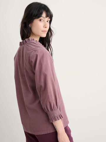 Seasalt Cornwall Bluse ' Feather Star' ' i lilla