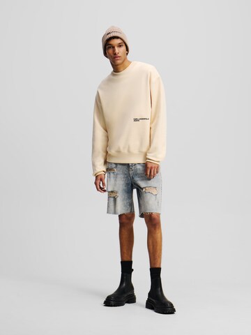 Felpa di KARL LAGERFELD JEANS in beige