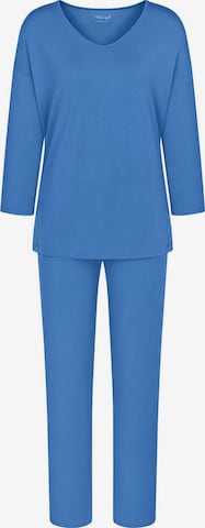 TRIUMPH Pajama ' Red Label Timeless Sensuality ' in Blue: front