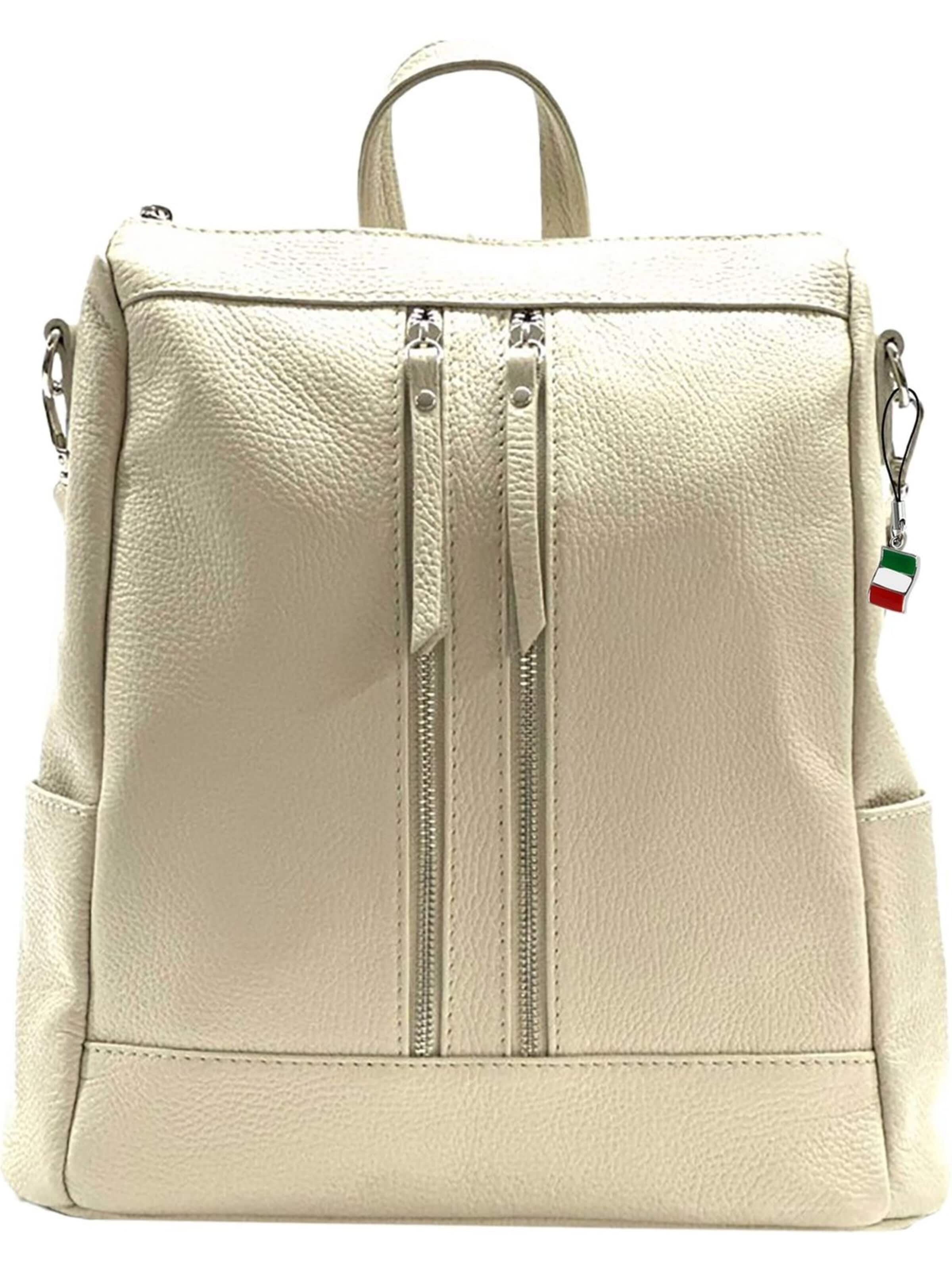 Sac à dos Florence en beige : devant
