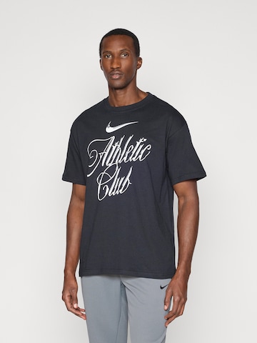 T-Shirt fonctionnel NIKE en noir : devant