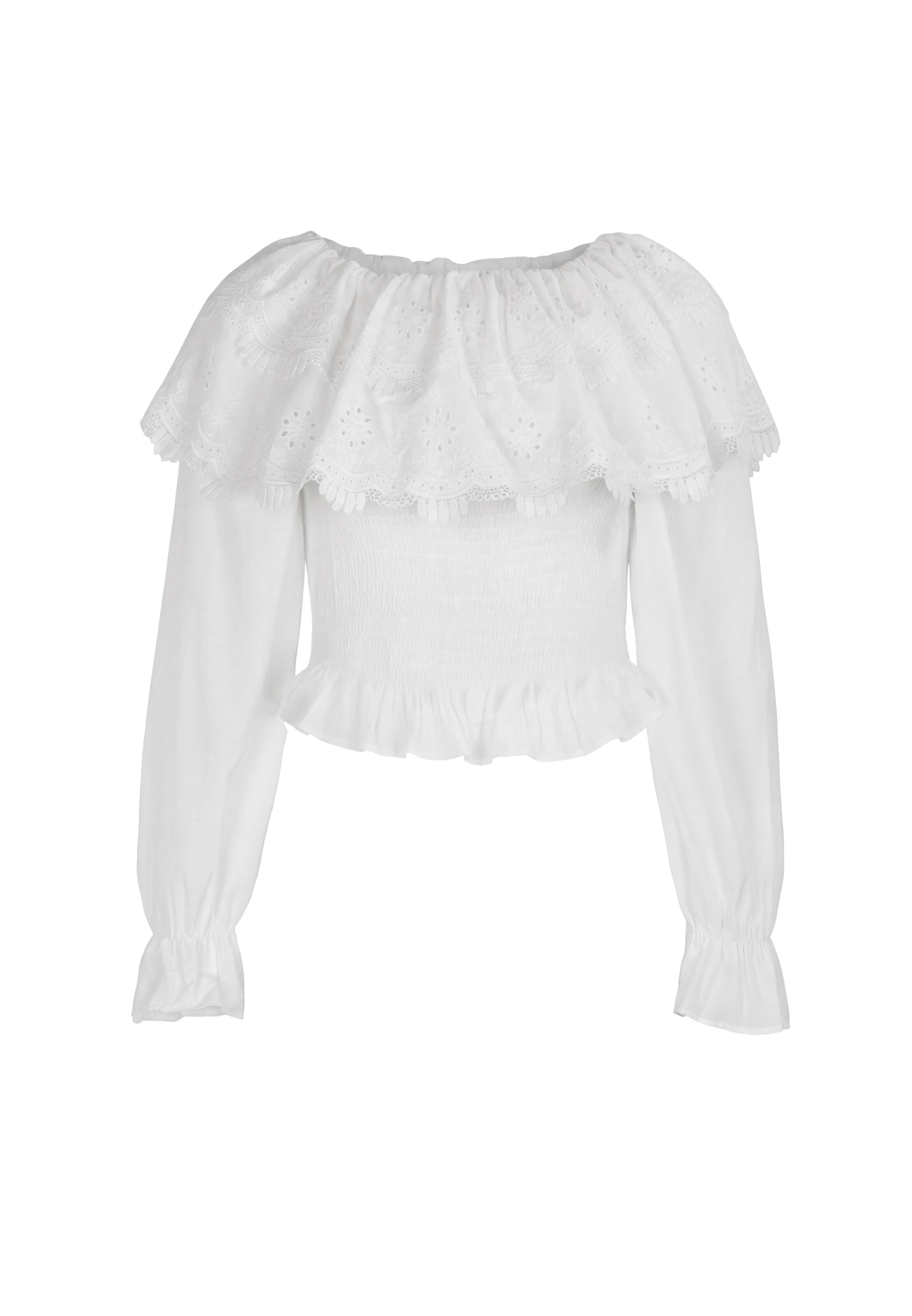 IZIA Blusa en XS en blanco, Vista del producto