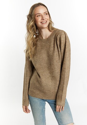 Pullover 'Incus' di DreiMaster Vintage in marrone: frontale