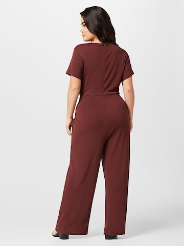 ABOUT YOU Curvy Jumpsuit 'Sissy' in Brown