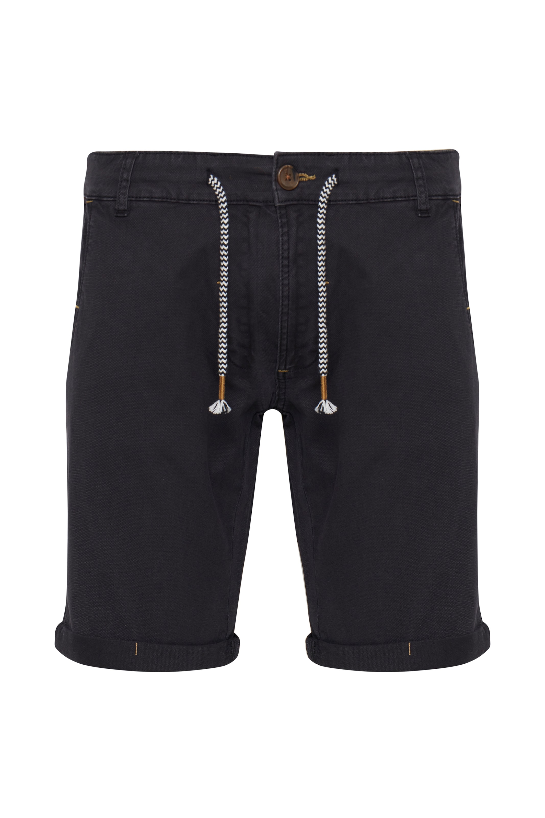 INDICODE JEANS - regular Pantalón 'MIKA' en negro: frente