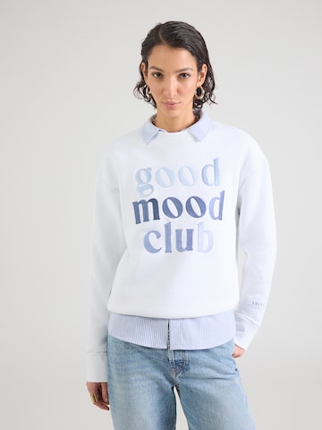 Sublevel Sweatshirt i vit: framsida