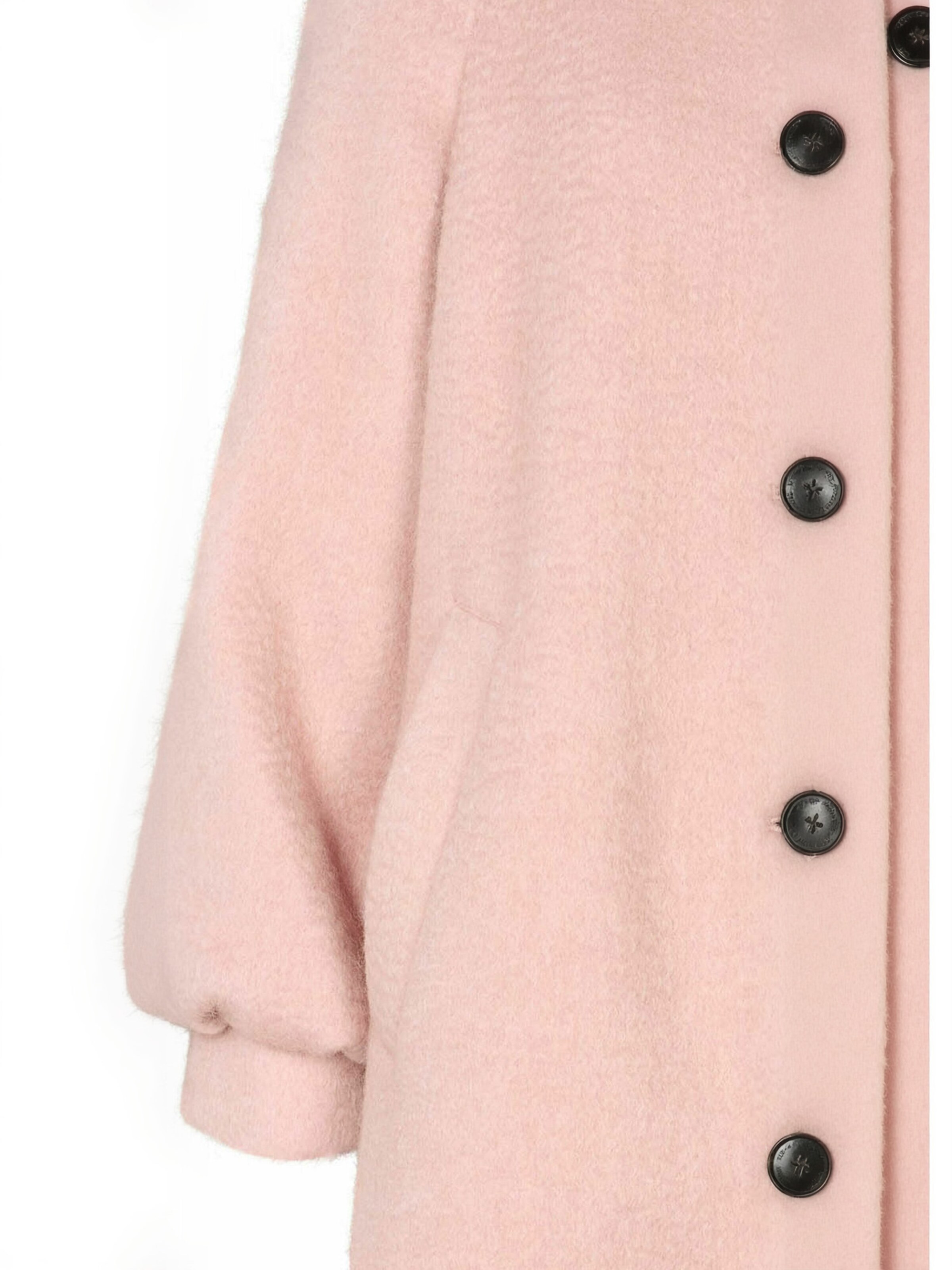 RUE de FEMME - Sobretudo de inverno ' Addison ' em rosa: lateral