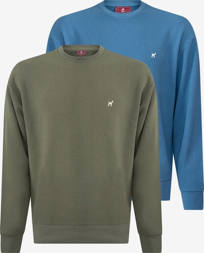 Williot Sweatshirt in Blue / Green / White, Item view