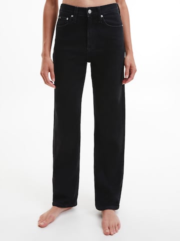 Calvin Klein Regular Jeans in Black: front