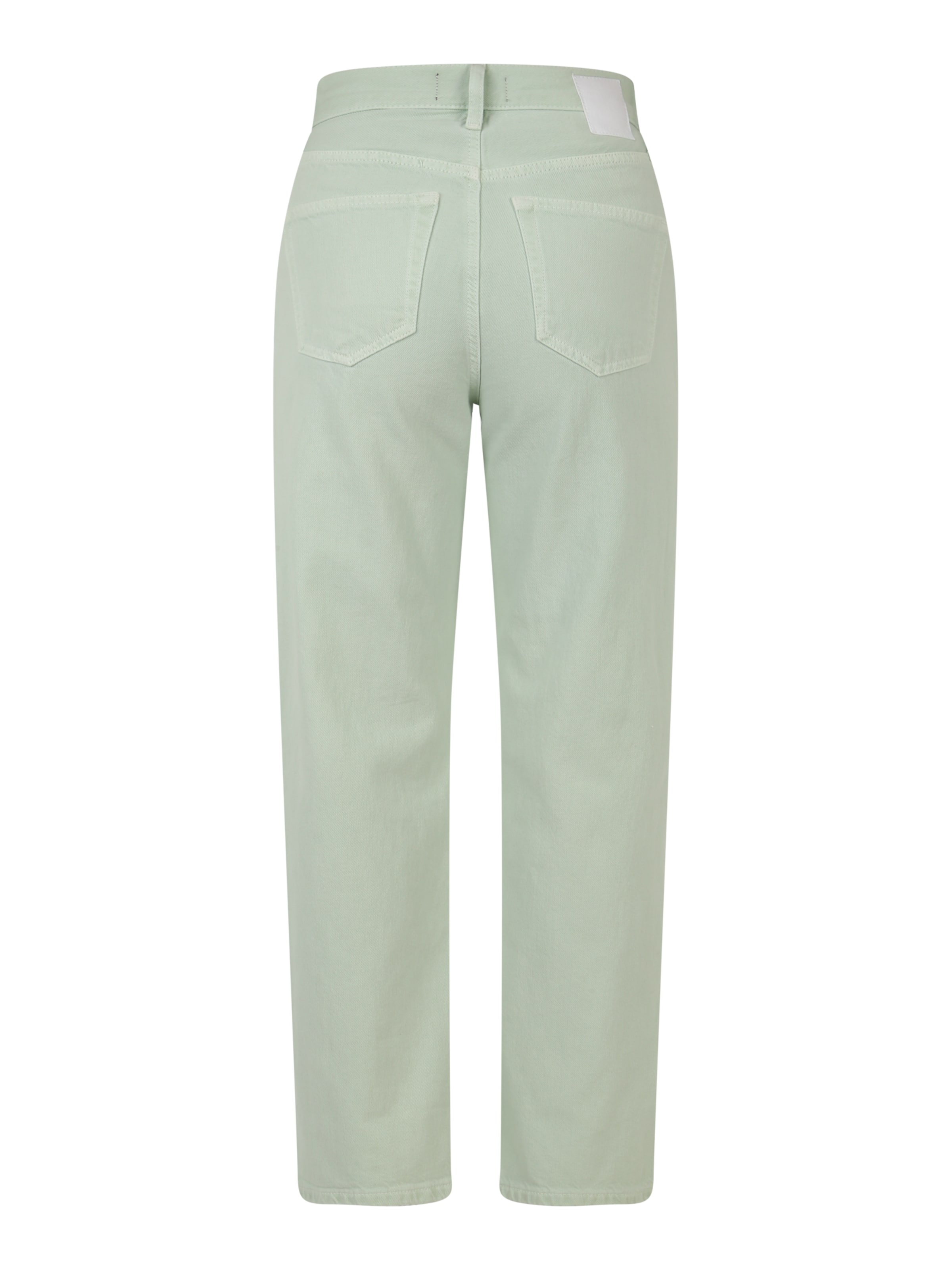 Pieces Petite Široký strih Džínsy 'HOLLY' - Zelená