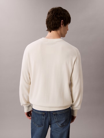 Pull-over 'ESY' Calvin Klein Jeans en blanc