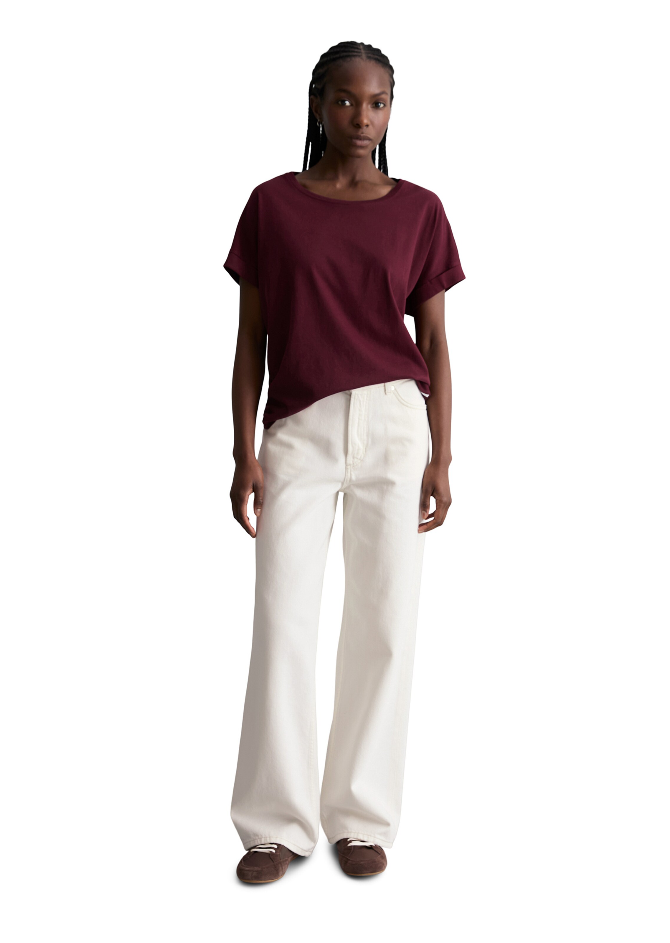 Marc O'Polo DENIM Shirt 'DfC' in Rood