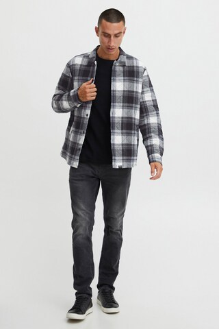 11 Project Regular fit Button Up Shirt 'Chad' in Grey