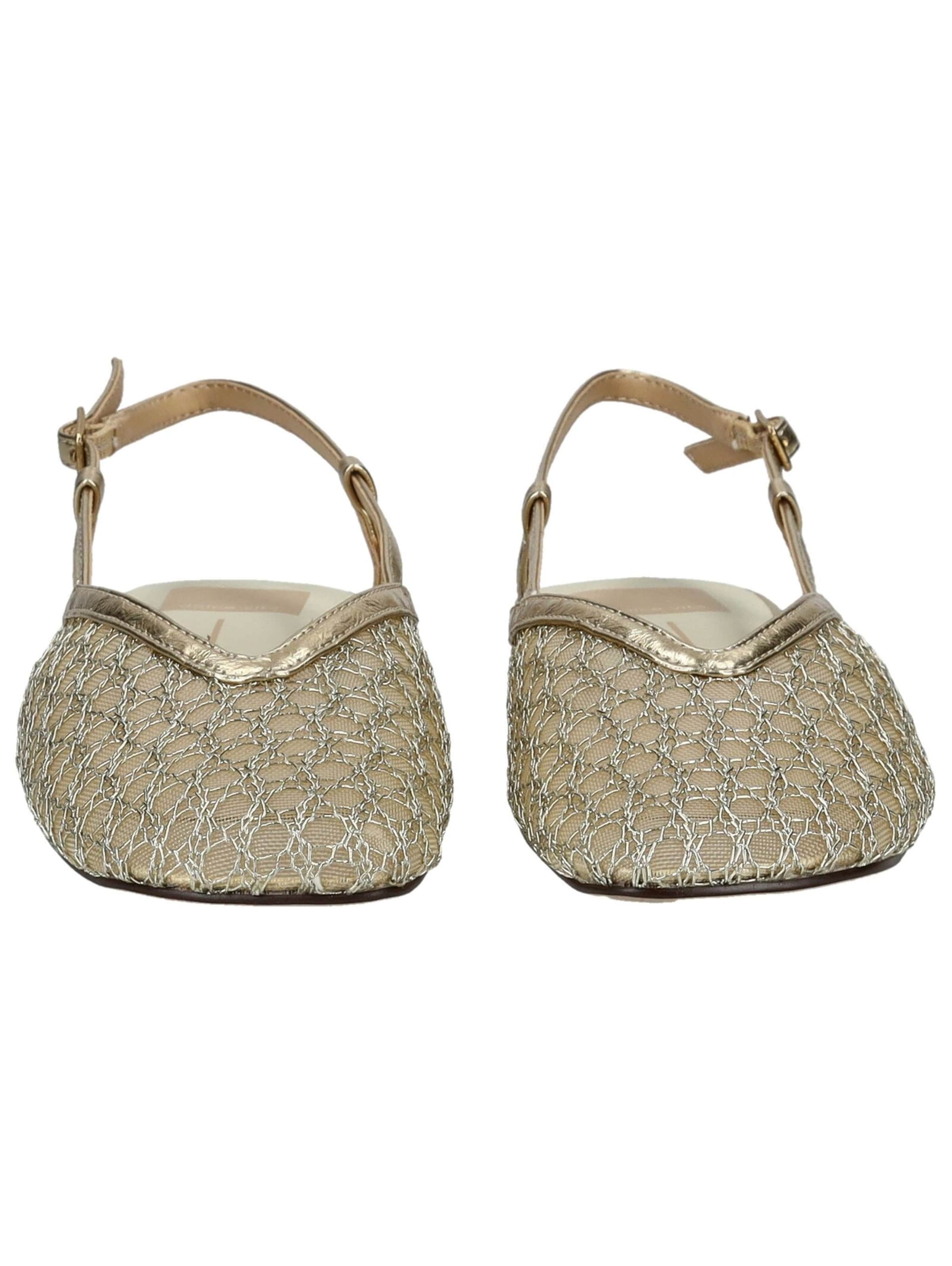 Ballerina con cinturino di Dolce Vita in oro