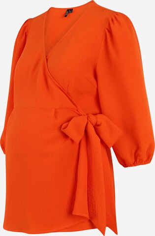 Vero Moda Maternity Blouse 'PEPPER AYA' in Oranje: voorkant