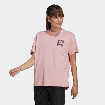 ADIDAS PERFORMANCE Performance Shirt 'Karlie Kloss' in Pink: front