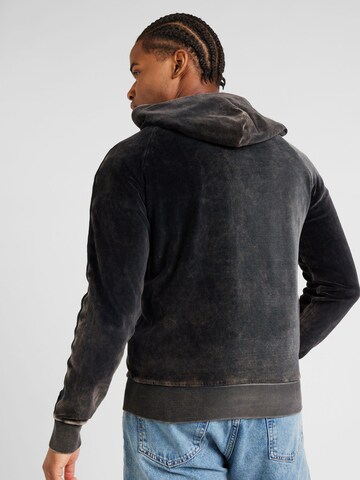 DIESEL - Sudadera con cremallera 'OCLOCK' en negro