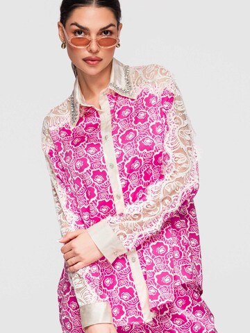Ombre - Blusa en rosa: frente