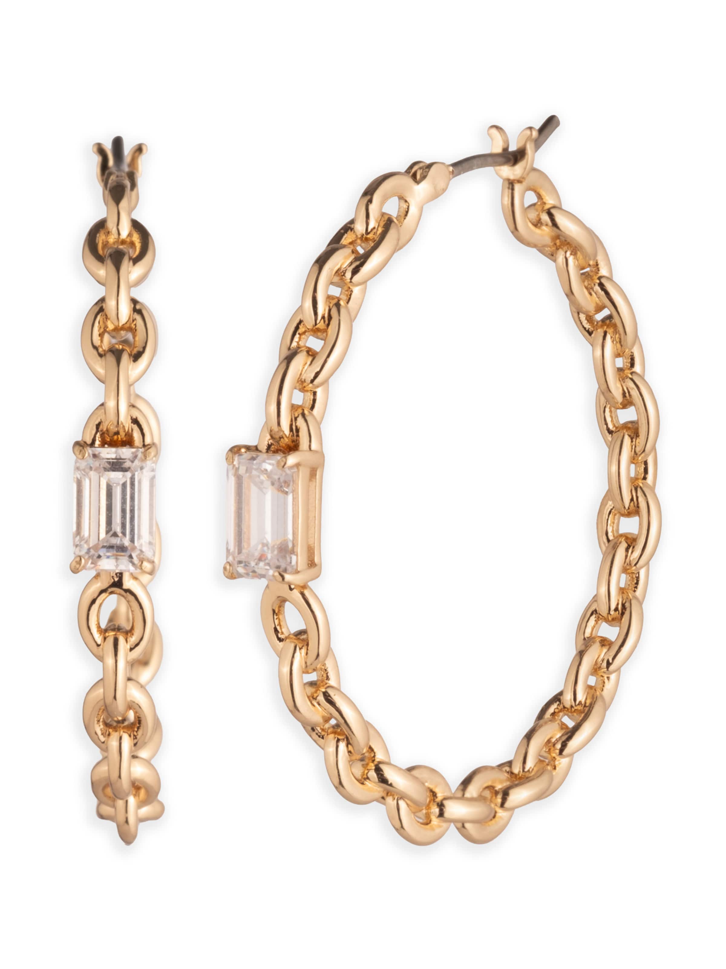 Lauren Ralph Lauren Náušnice 'CABLE CHAIN' – zlatá: přední strana