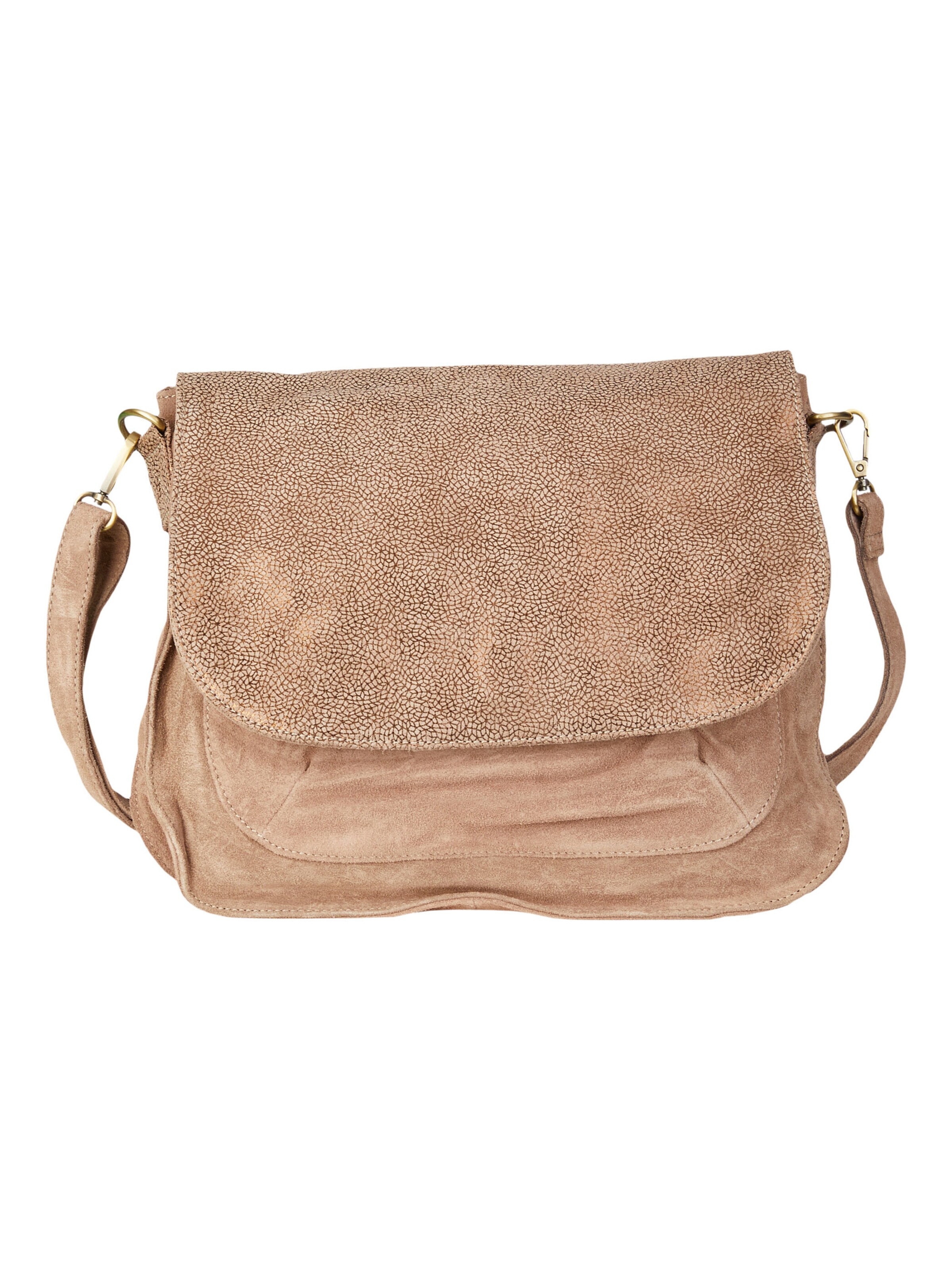 Curuba Crossbody bag 'Fauna' in Beige: front