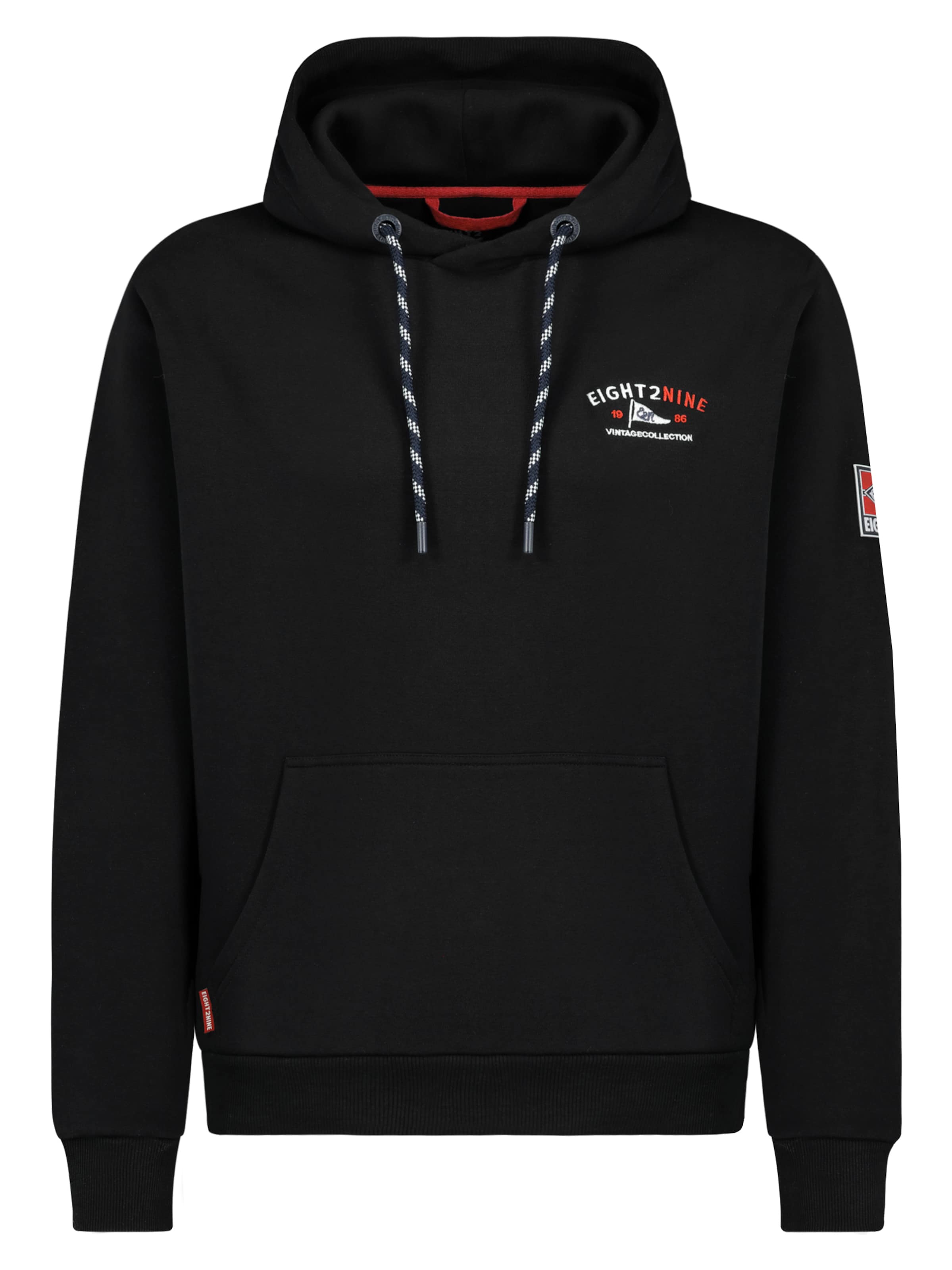 Eight2Nine Sweatshirt in Black: front