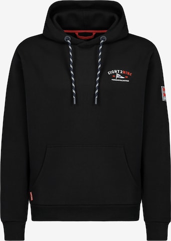 Eight2Nine Sweatshirt in Schwarz: Vorderseite