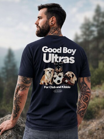 Neverless Shirt 'Good Boy Ultras' in Blue