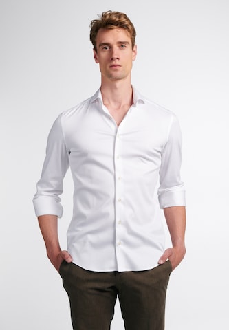 ETERNA Slim fit Business Shirt in White: front