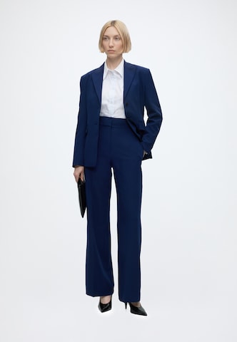 Wide Leg Pantalon à plis 'Himia' HUGO en bleu