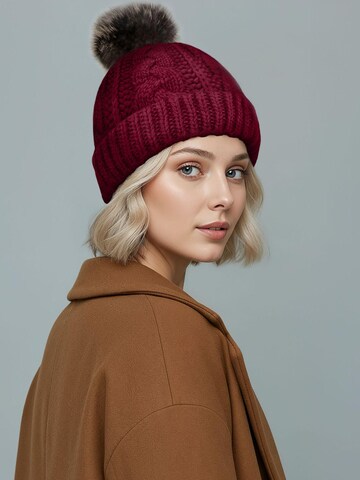 Neverless Beanie '1980' in Red