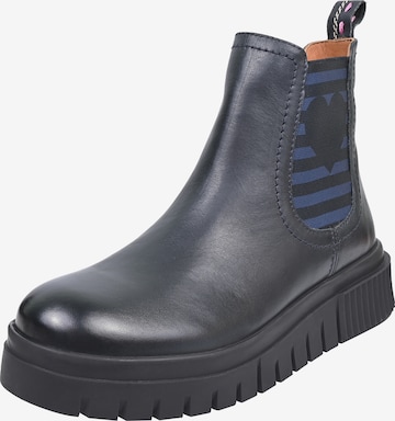 Crickit Chelsea Boot ' SISSY ' in Blau: Vorderseite