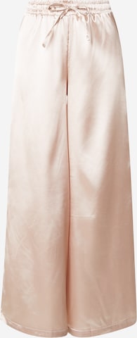 ABOUT YOU Широкий Штаны 'Stefania' в Коричневый: спереди