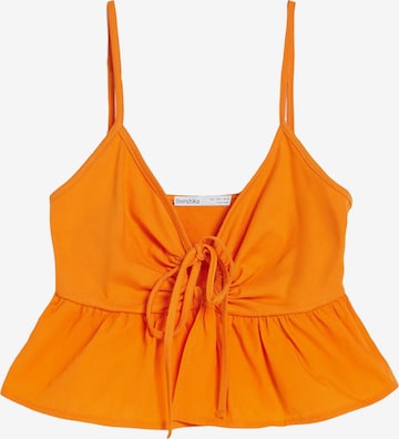 Bershka Top w kolorze pomarańczowy: przód
