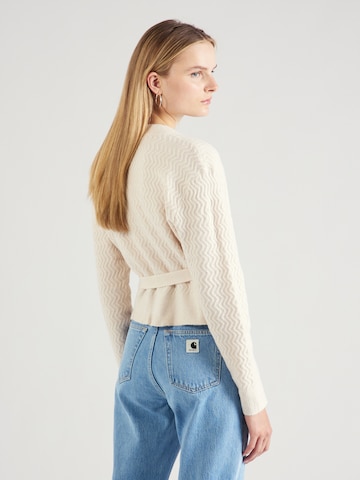 ABOUT YOU Knit cardigan 'Astrid' in White