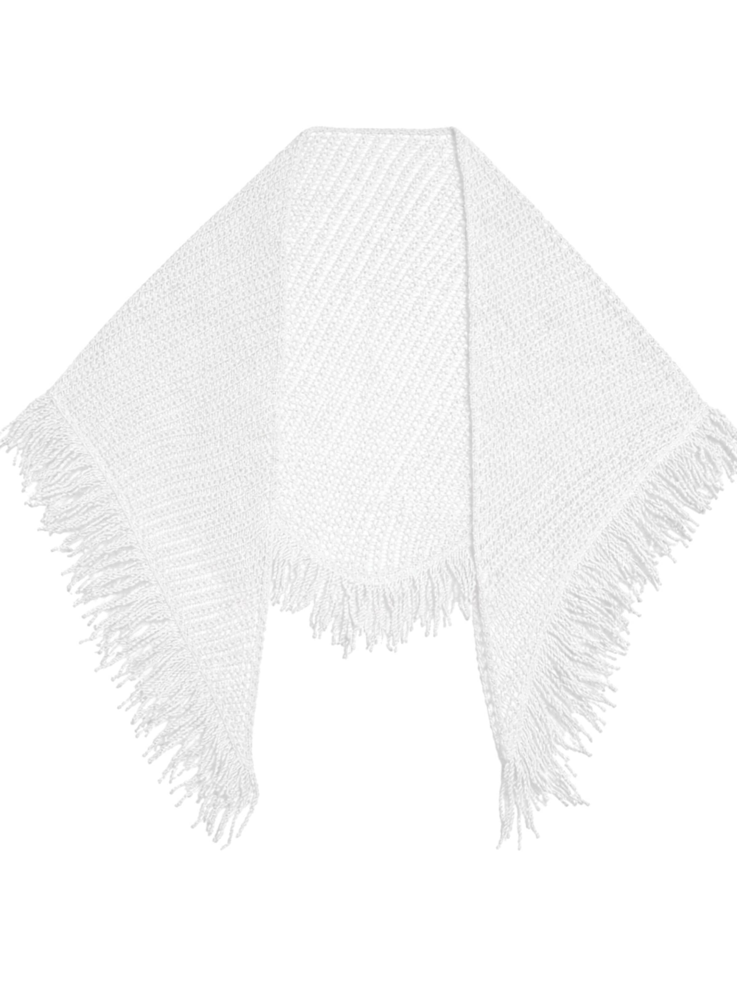 Simona Corsellini Scarf in White: front