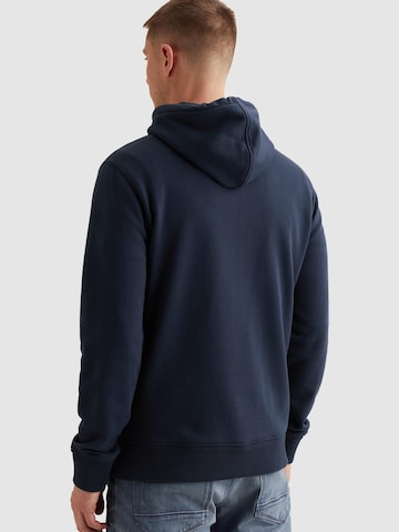 PME Legend Sweatshirt 'PME LEGEND - Hoodie with kangaroo pocket and badge' i blå