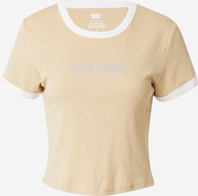 LEVI'S ® T-shirt 'Graphic Mini Ringer' i sand / grå / vit, Produktvy