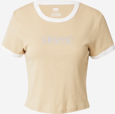 LEVI'S ® T-shirt 'Graphic Mini Ringer' en sable / gris / blanc, Vue avec produit