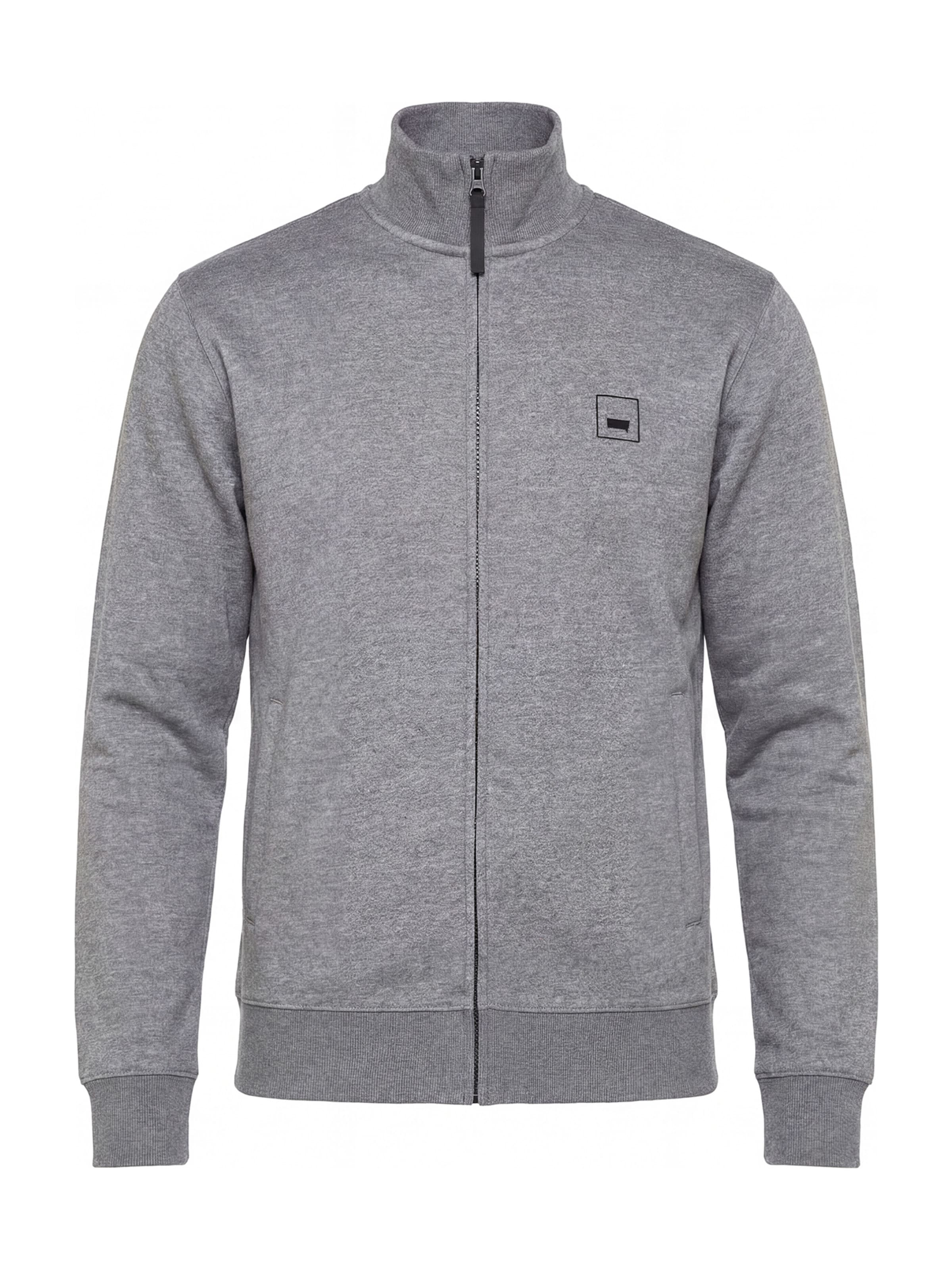 Carrera Jeans Sweatshirt 'Full Zip'‌‌‌‌‌‌‌ in Grau: Vorderseite