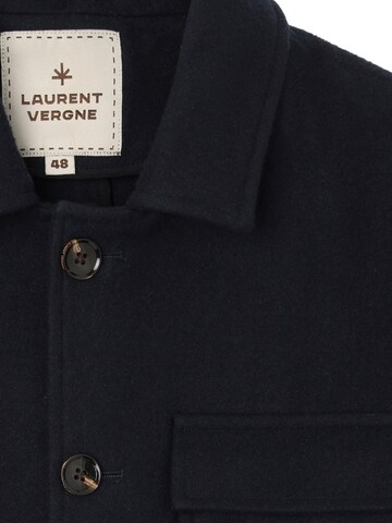 Laurent Vergne Between-seasons coat 'Blois' in Blue