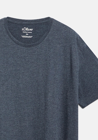 s.Oliver Men Big Sizes Shirt in Blue