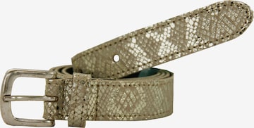 Petrol Industries Belt in Gold: front