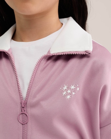 WE Fashion - Sudadera con cremallera en lila