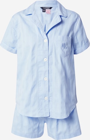 Lauren Ralph Lauren Short Pajama Set in Blue: front